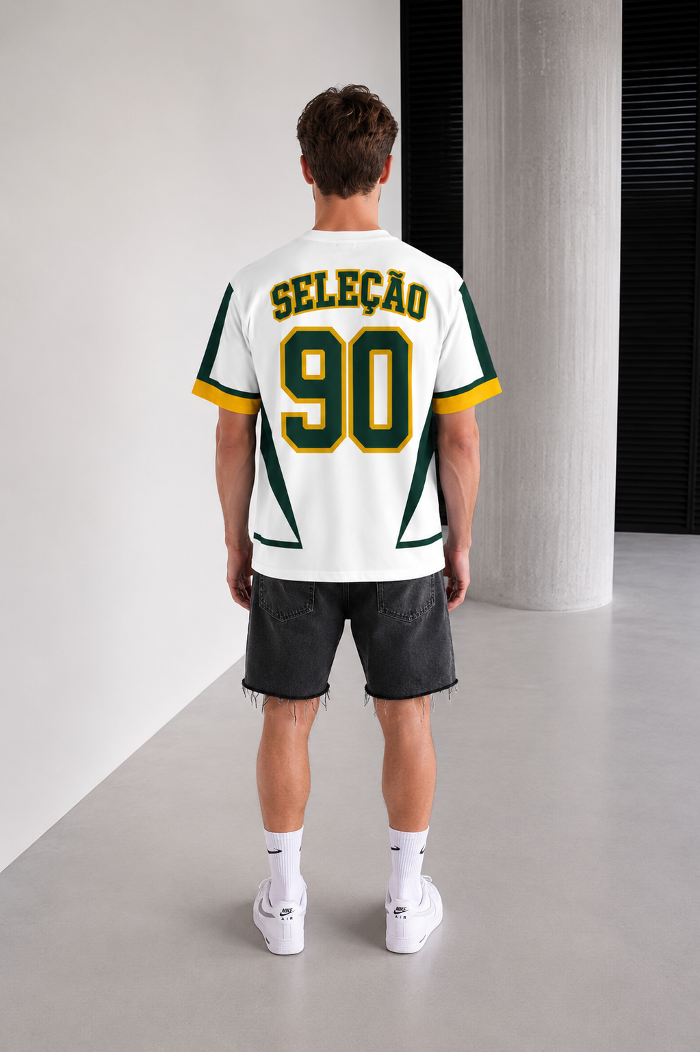 T-shirt Néoprène Brazil 90 – Style streetwear affirmé