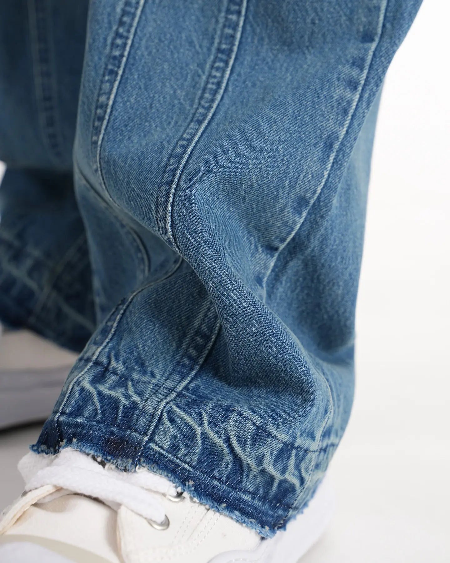 Jean Homme Streetwear Délavé – Coupe Loose bonhomme