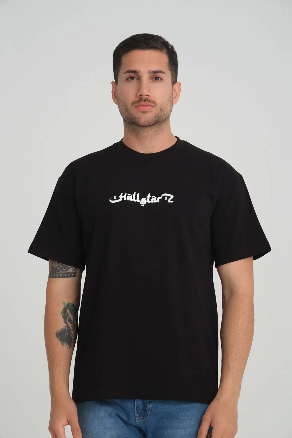 Tee-Shirt Noir Hallstar bonhomme