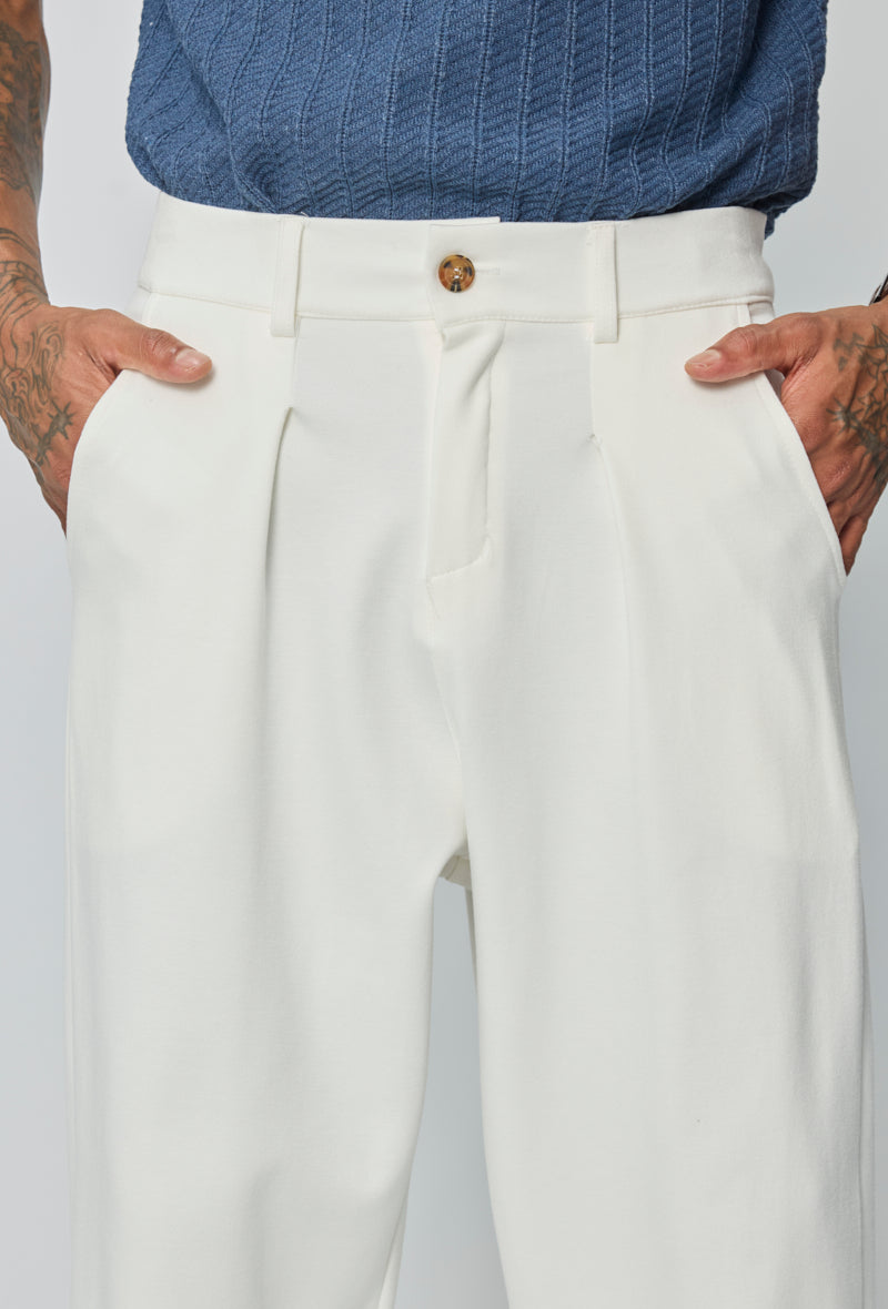 Pantalon Homme coupe fluide à pinces – esprit casual premium