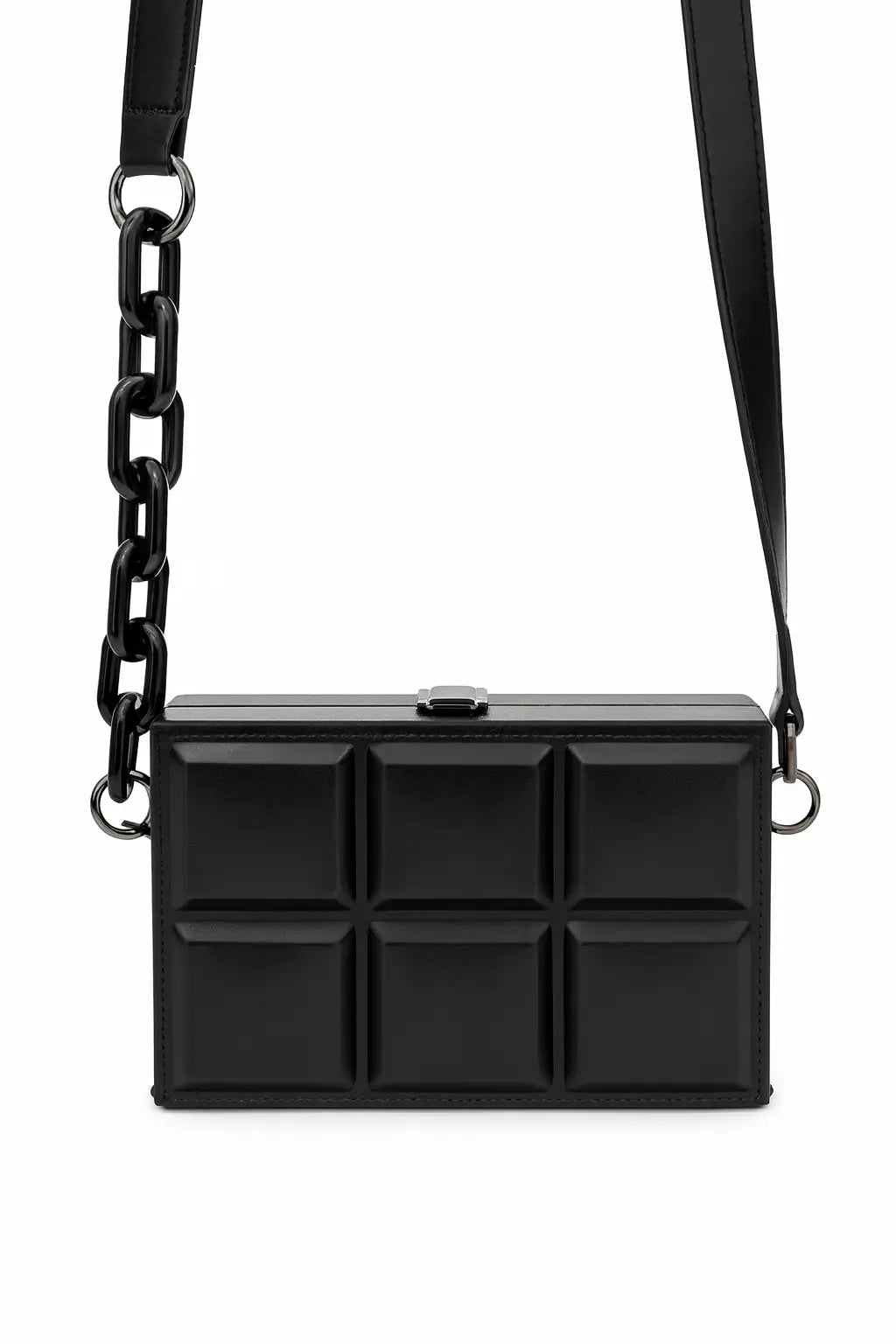 Sachoche Noir Simili Cuir bonhomme