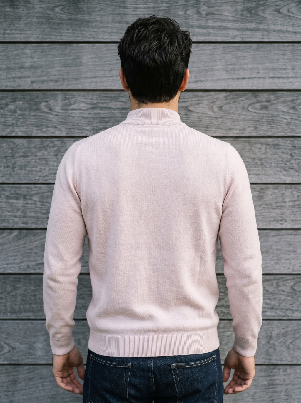Pull homme col montant maille – photo 2