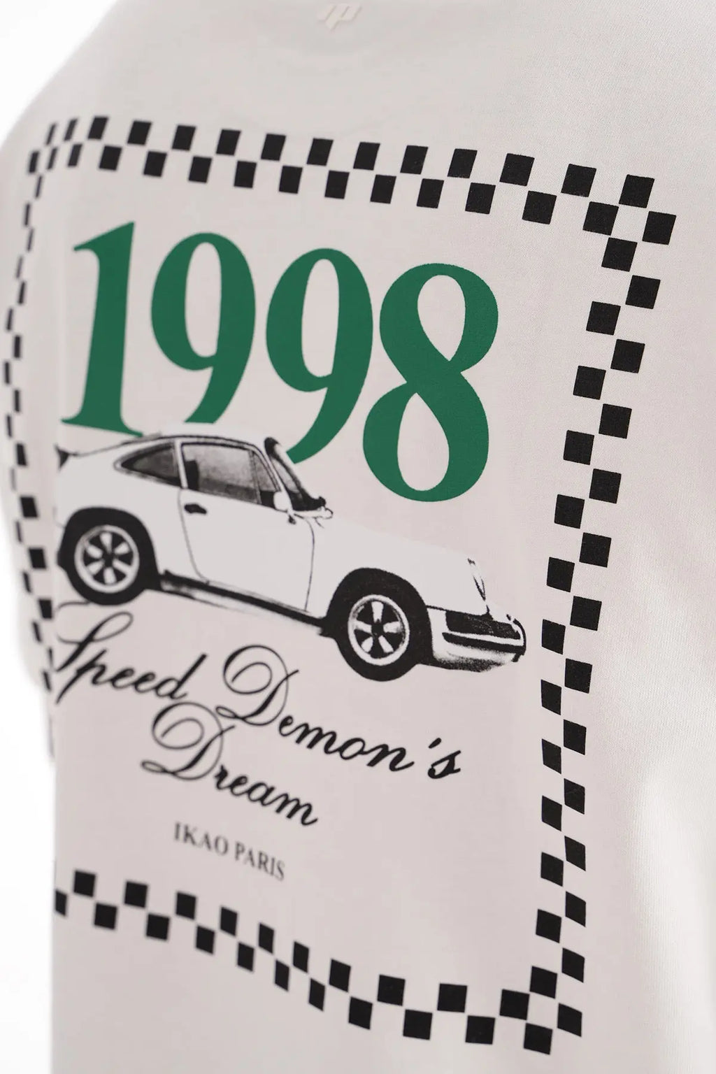 Tee Shirt Tour Porche 1998 Blanc bonhomme