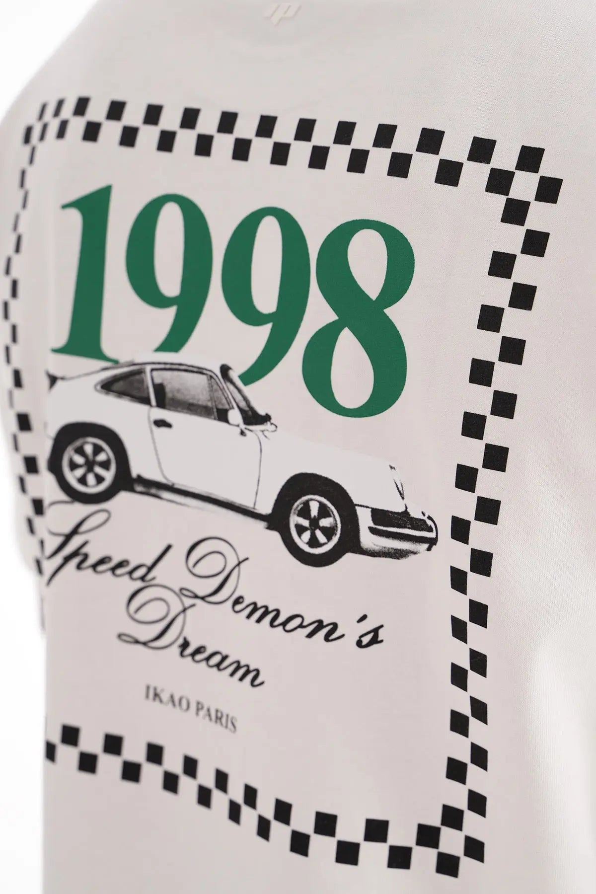 Tee Shirt Tour Porche 1998 Blanc bonhomme