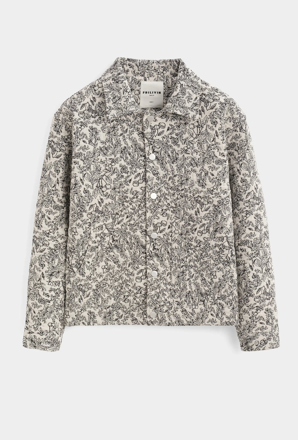 Veste à motif – esprit workwear revisité bonhomme