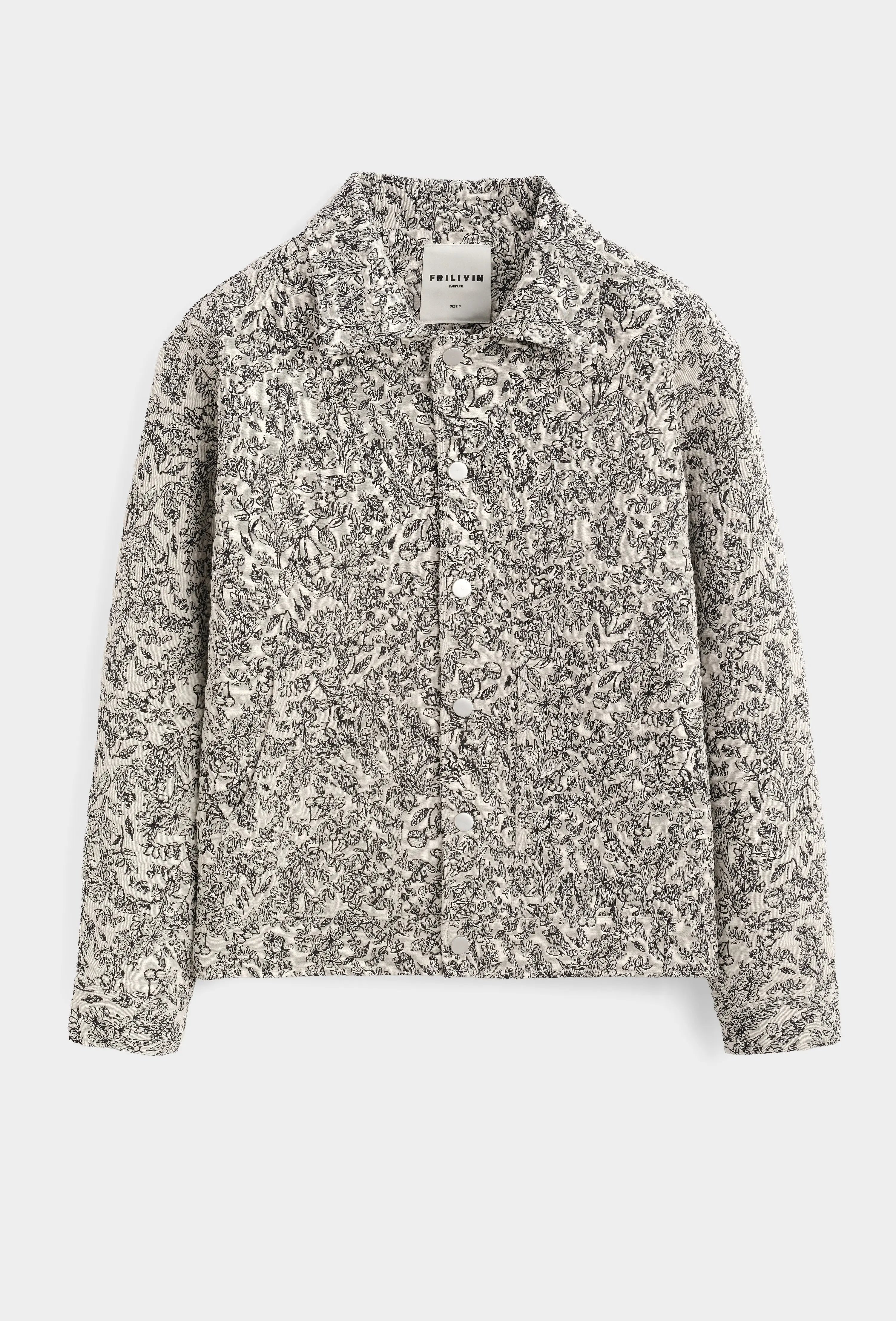 Veste à motif – esprit workwear revisité bonhomme