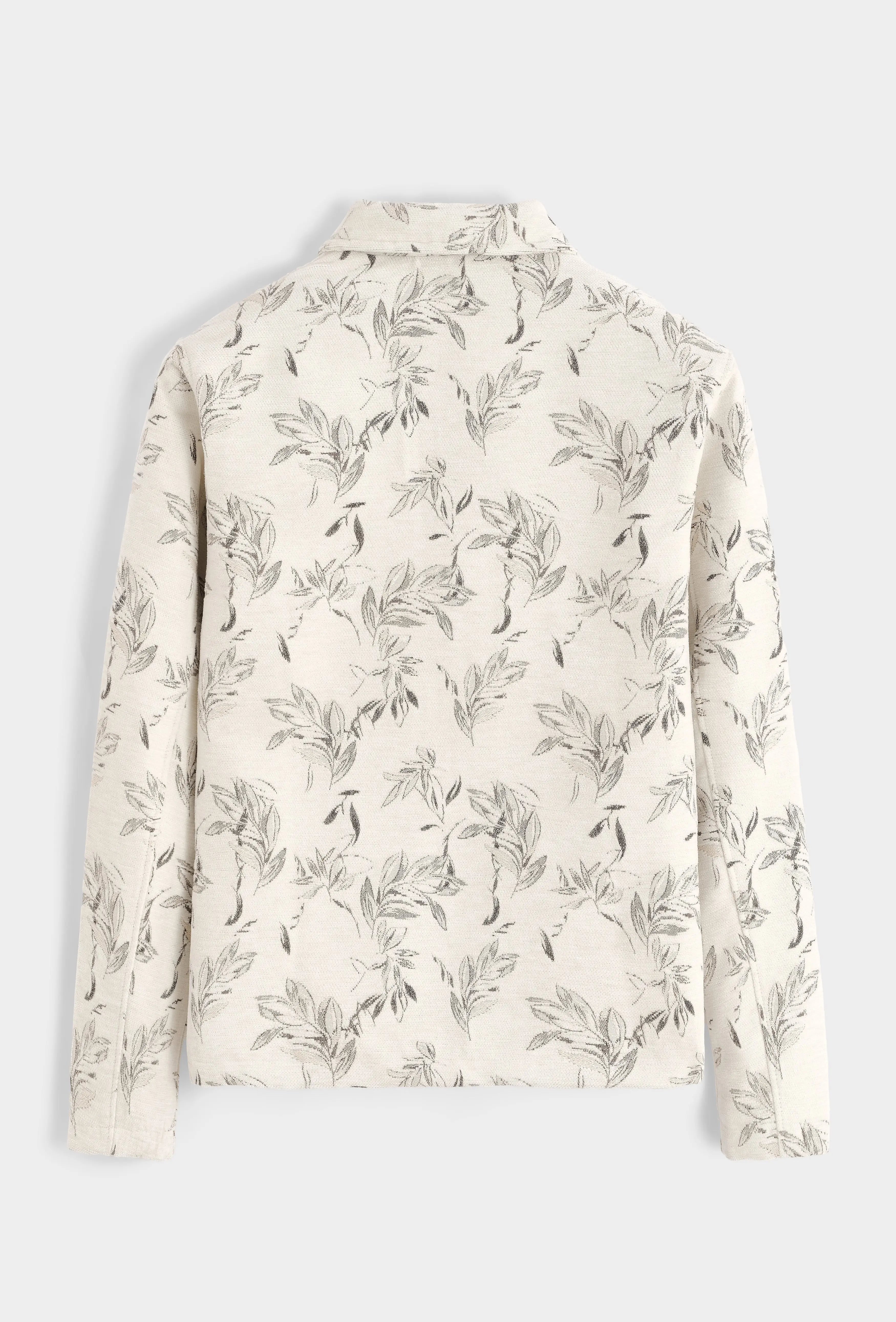 Veste Floral Homme Col Chemise bonhomme