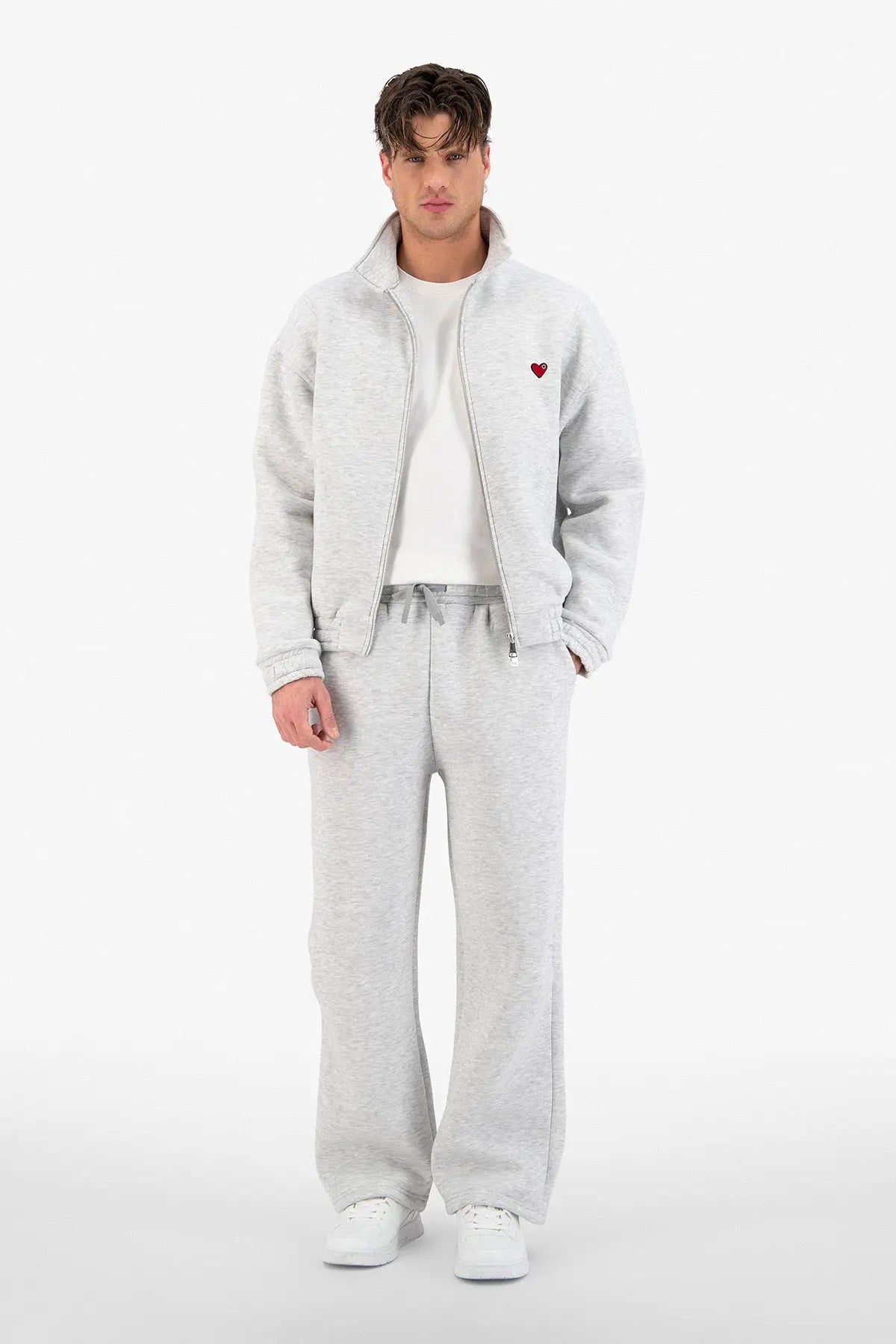 Ensemble Jogging Coeur Veste et Pantalon molleton bonhomme