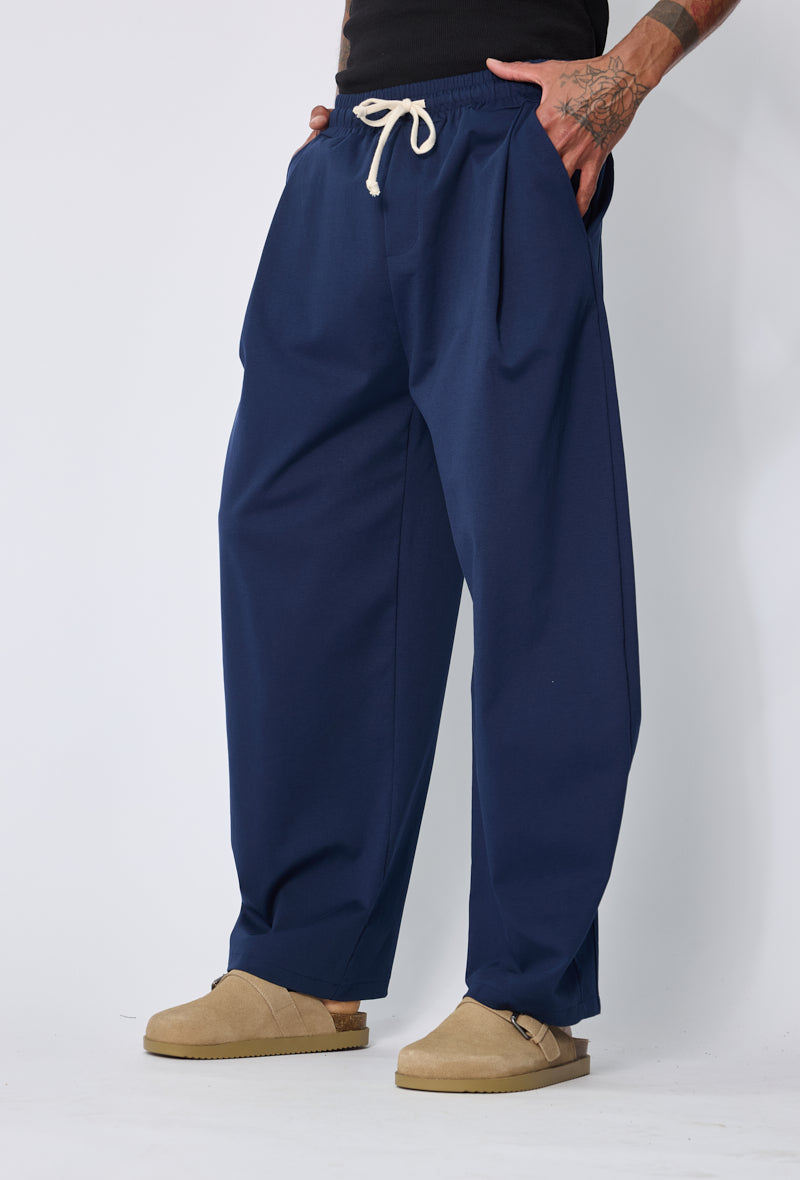 Pantalon Homme Coupe Ample à Taille Élastique