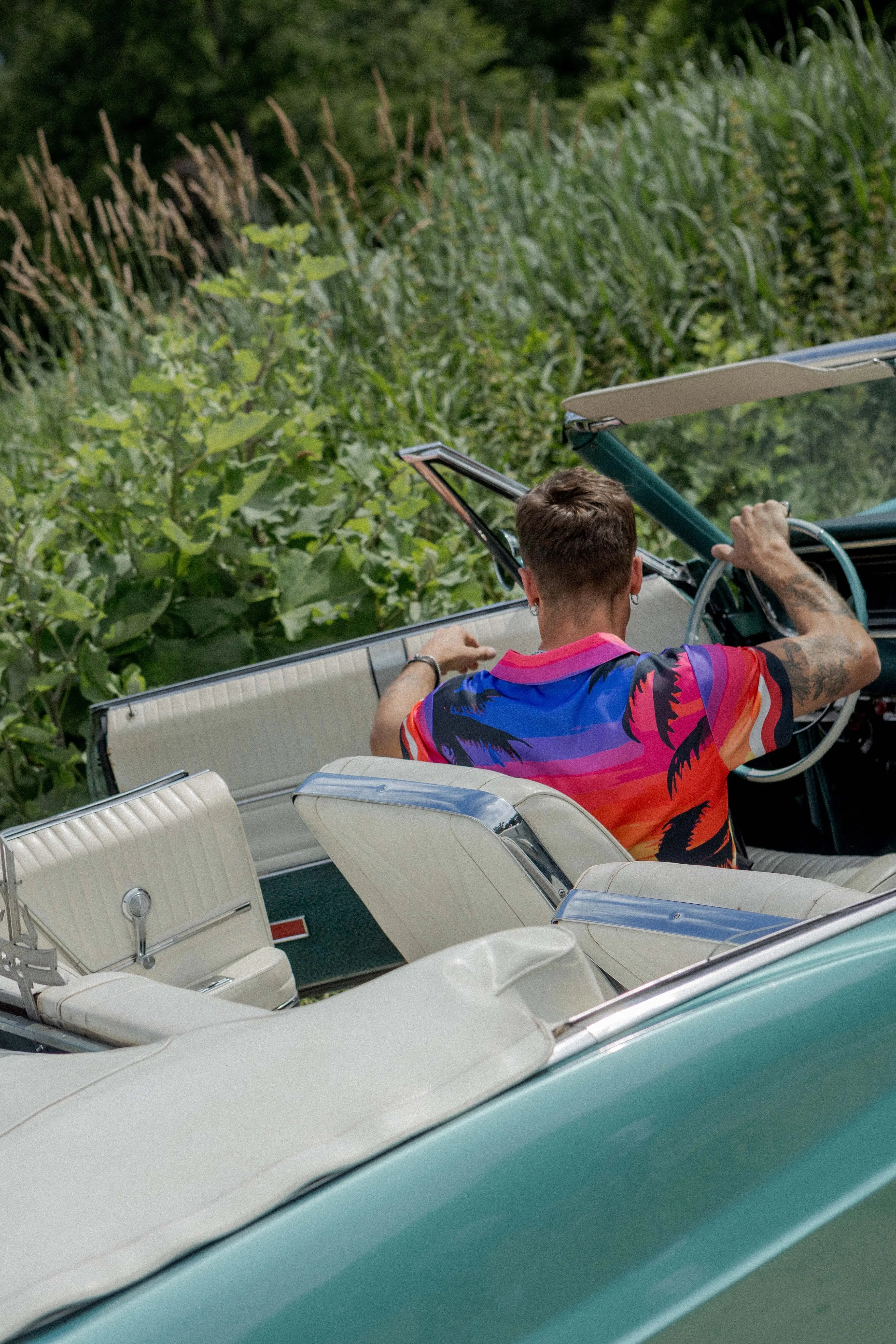 Chemise Homme Sunset Rouge bonhomme