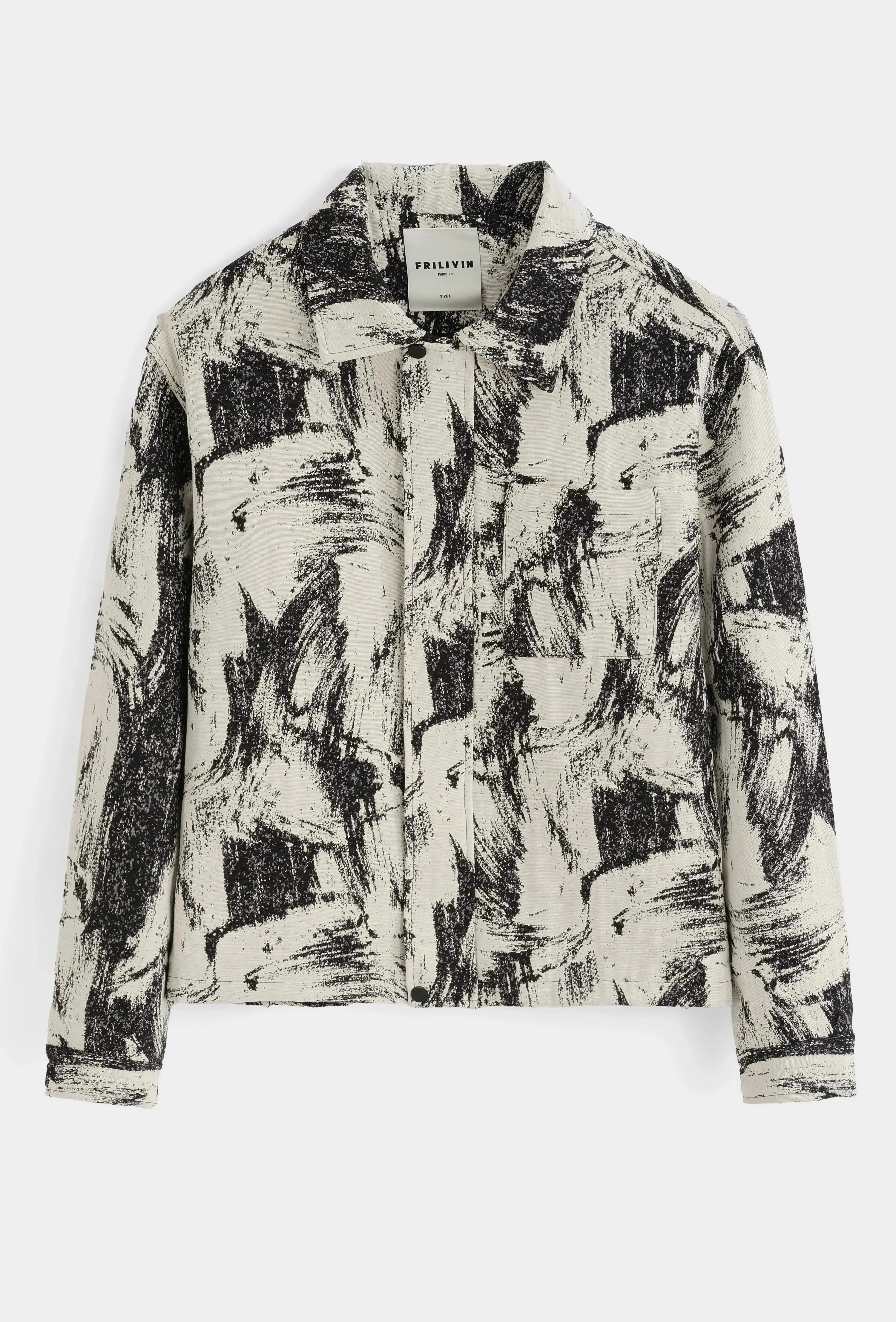 Veste Homme Motif Artistique – Coupe Oversize bonhomme