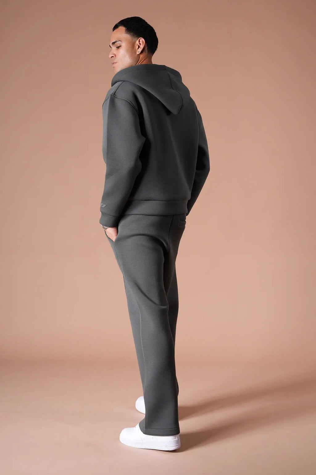 Ensemble jogging Anthracite zippé – IKAO Paris bonhomme