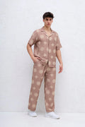 Ensemble Chemise et Pantalon Camel bonhomme
