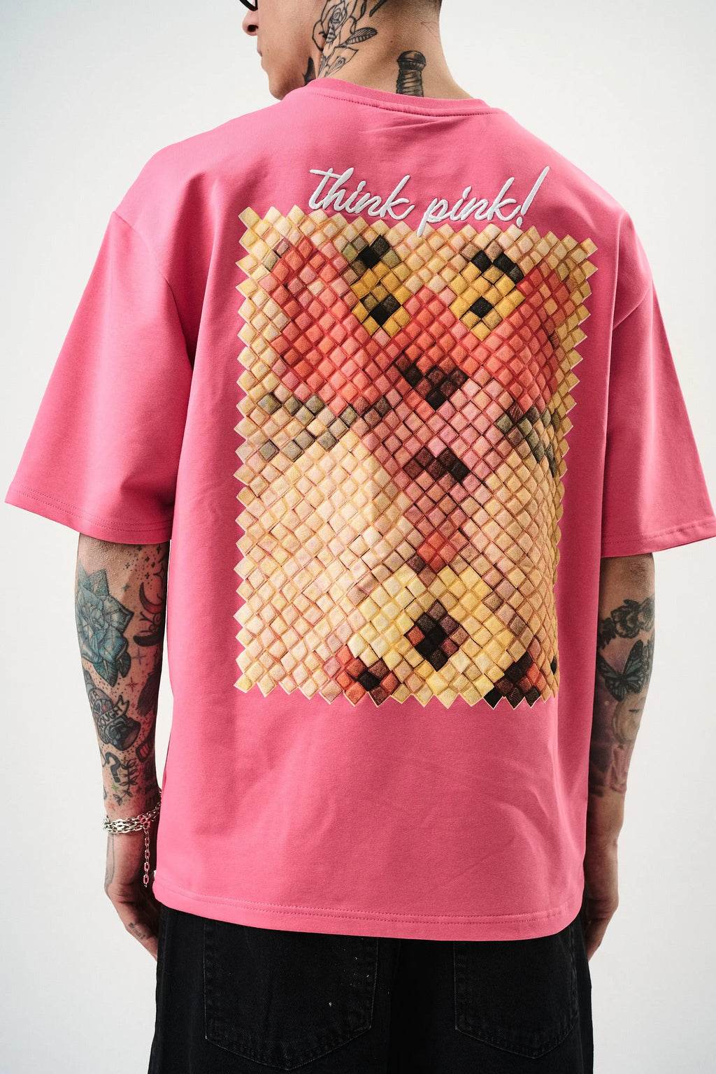 Tee Shirt Leo Think Pink Fuchia - bonhomme
