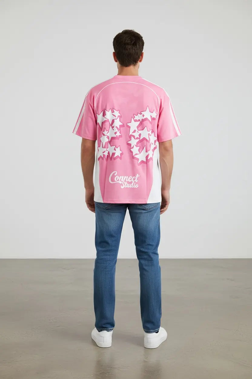 T-shirt Foot Connect Studio – édition graphique bonhomme