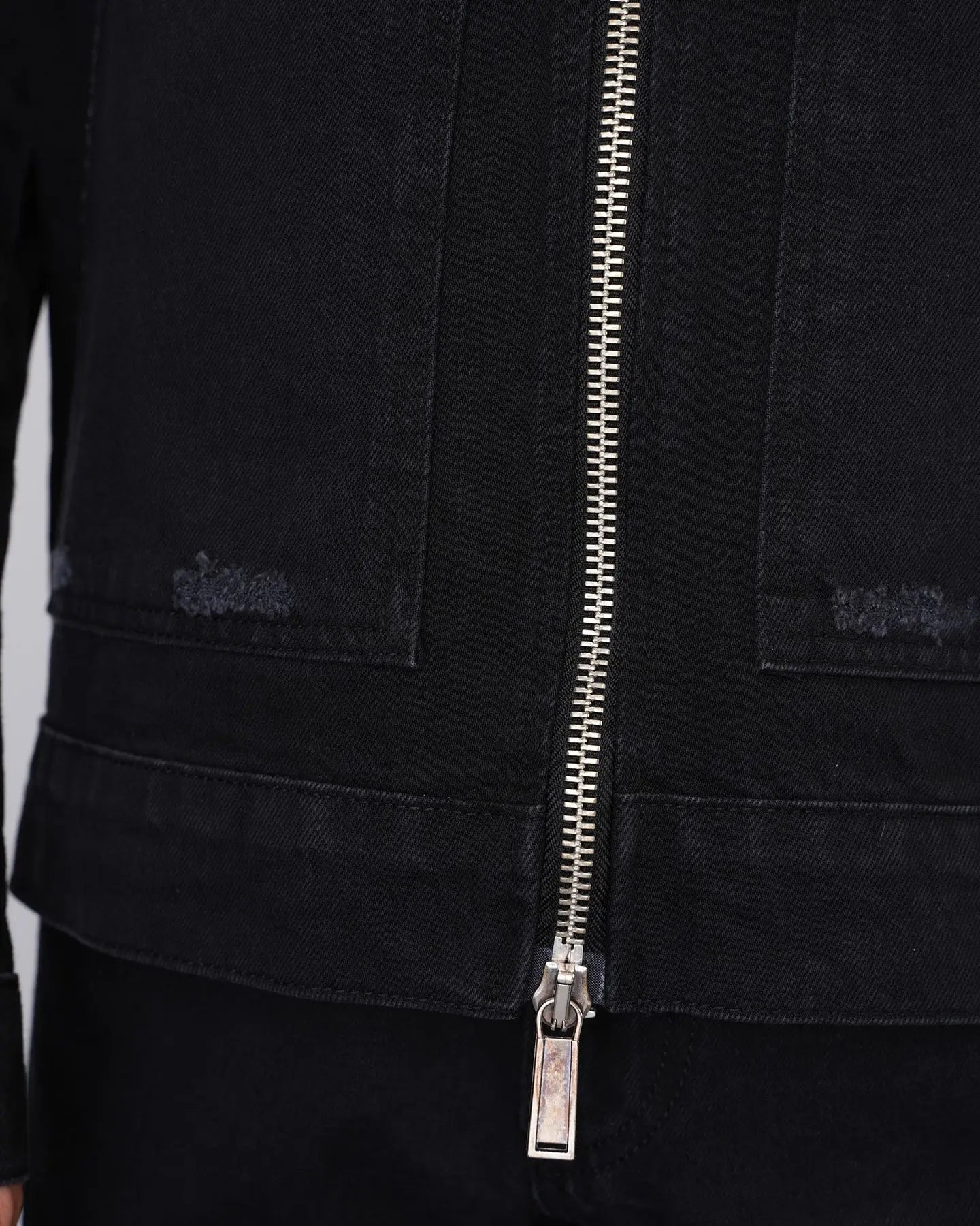 Ensemble Workwear Noir – Veste Denim & Jean Flare Carpenter bonhomme