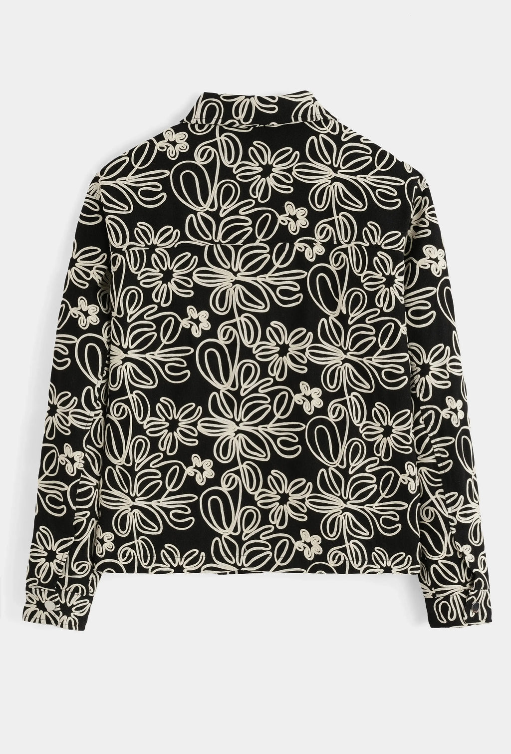Veste Homme Zippée Brodée Motif Graphique – Coupe Streetwear bonhomme
