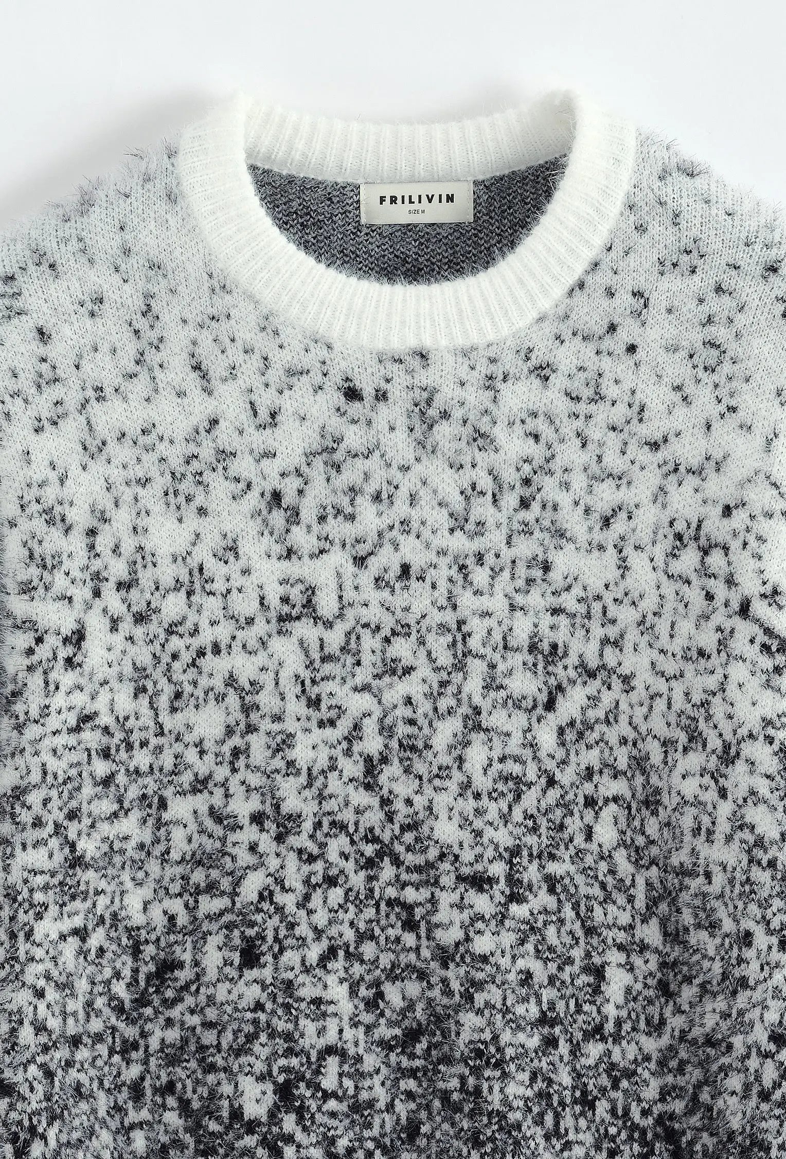 Pull dégradé Frilivin – Coupe droite bonhomme