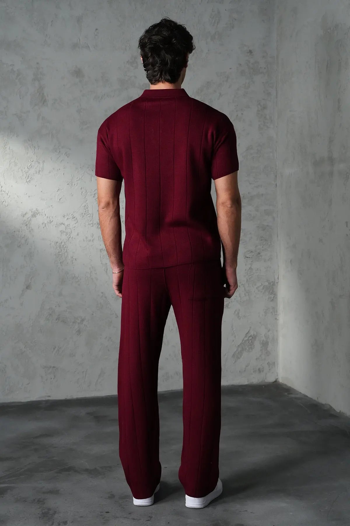 Ensemble Homme Premium Texture Verticale – Coupe Moderne & Confort Absolu bonhomme