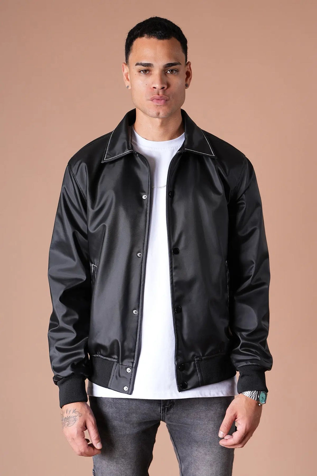 Blouson Ikao Noir Strass bonhomme