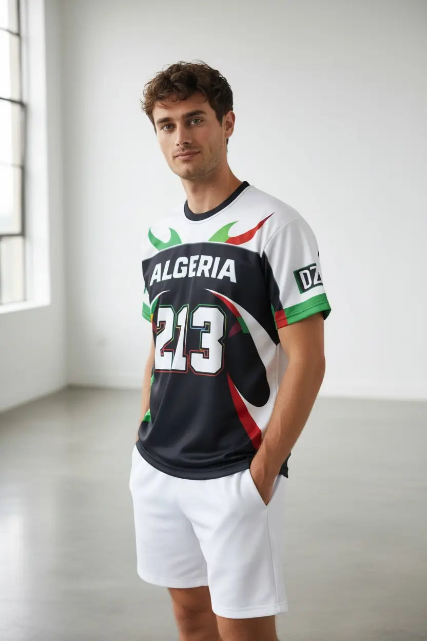 T-shirt Algeria 213 – Style sport street bonhomme