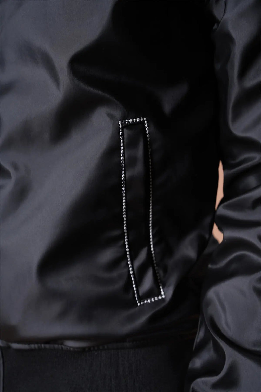 Blouson Ikao Noir Strass bonhomme