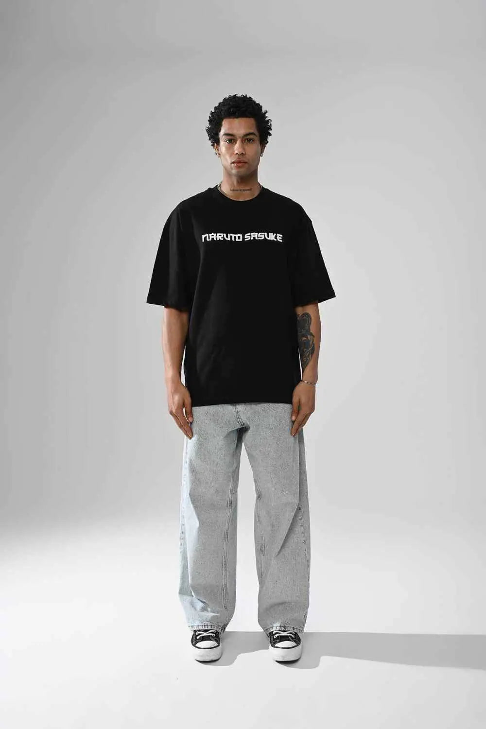 Tee Shirt Naruto Noir bonhomme