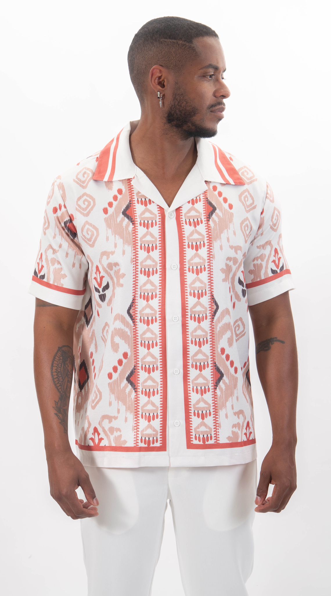 chemise imprimée aztec