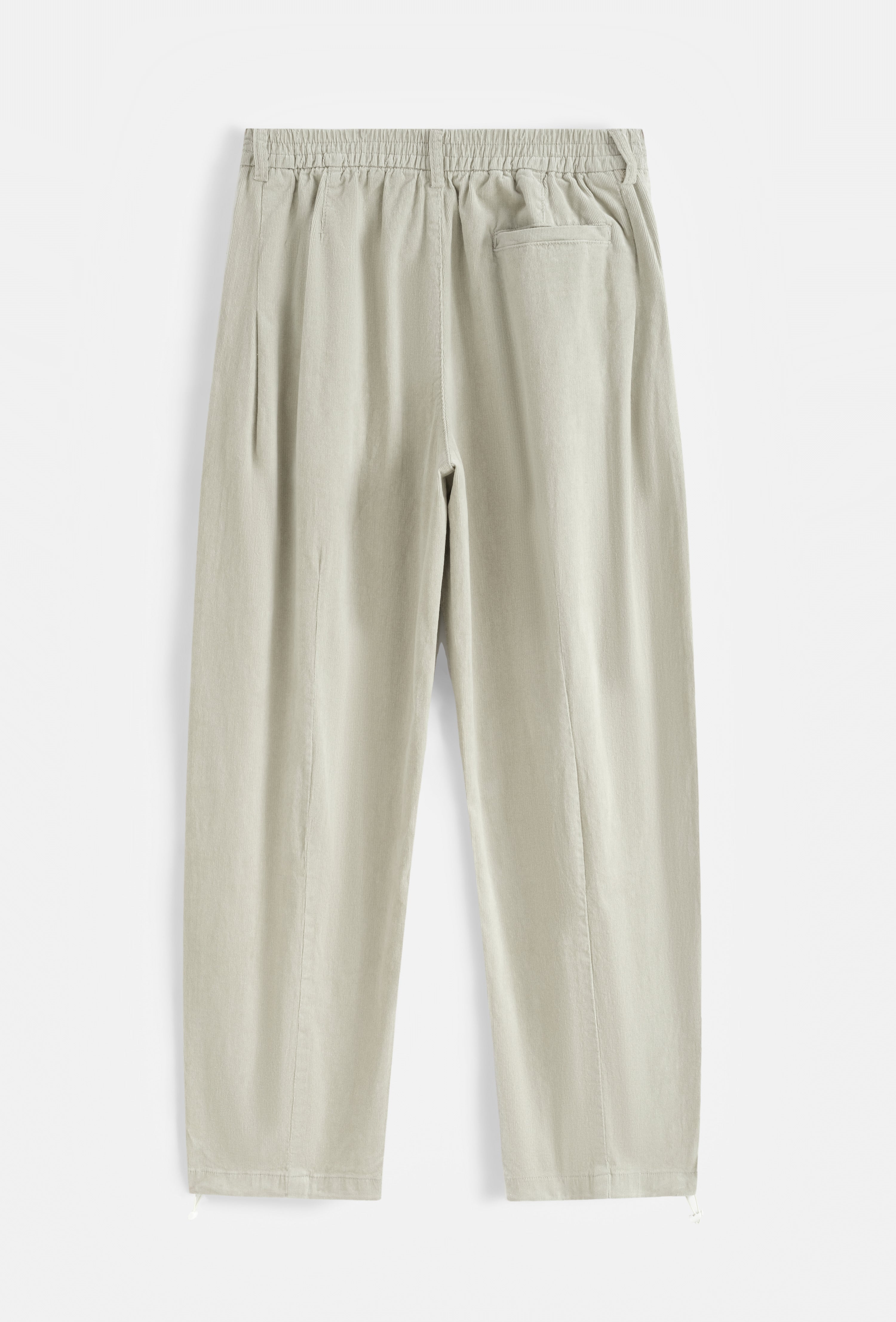 Pantalon baggy barrel en velours côtelé