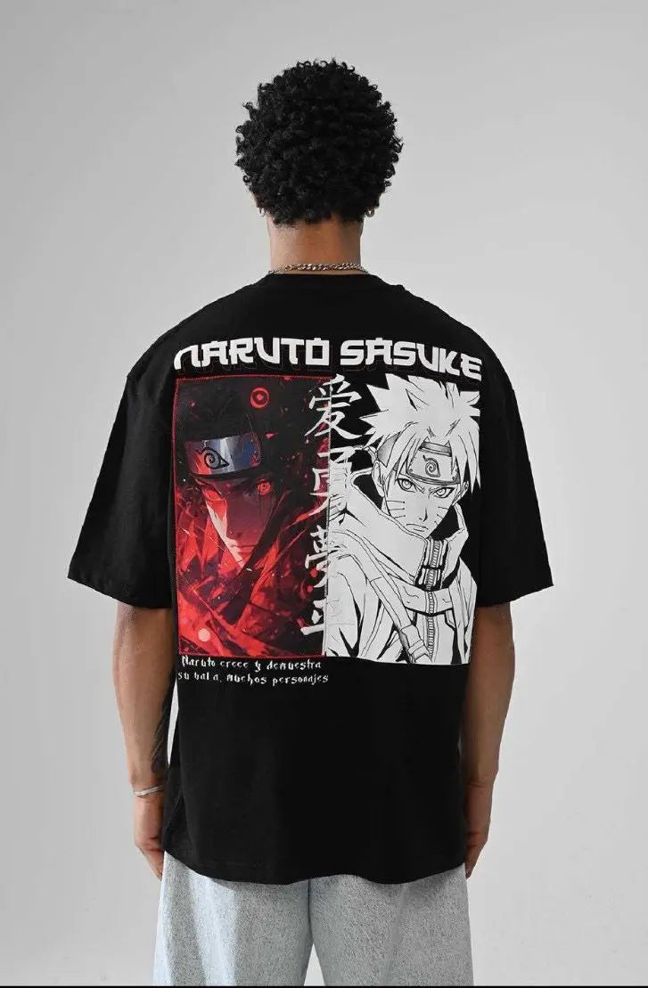 Tee Shirt Naruto Noir bonhomme