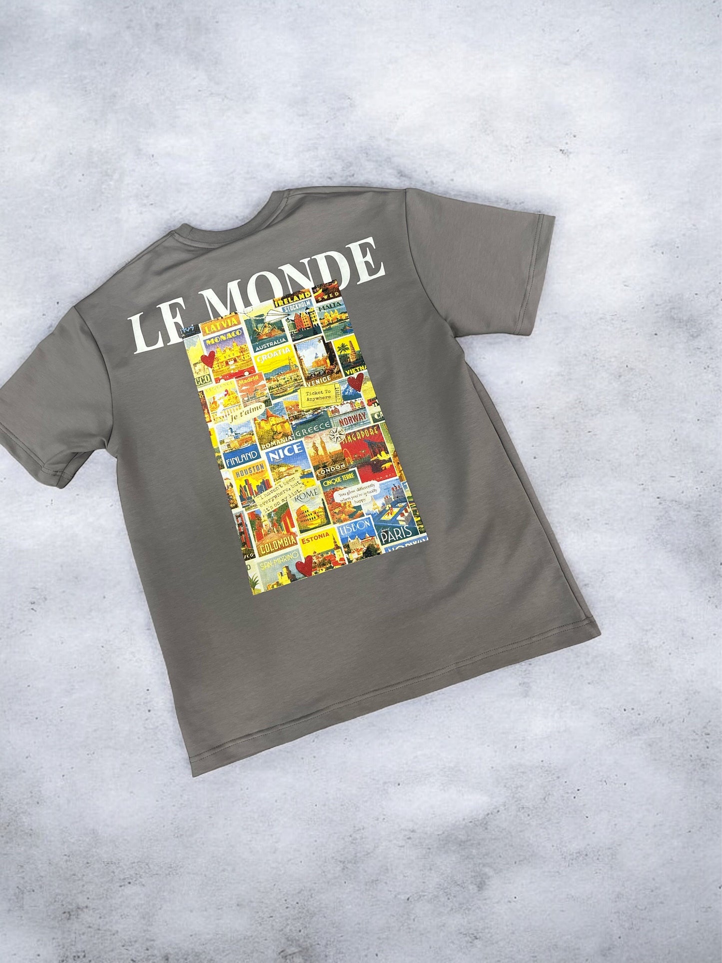 Tee Shirt Le Monde Gris