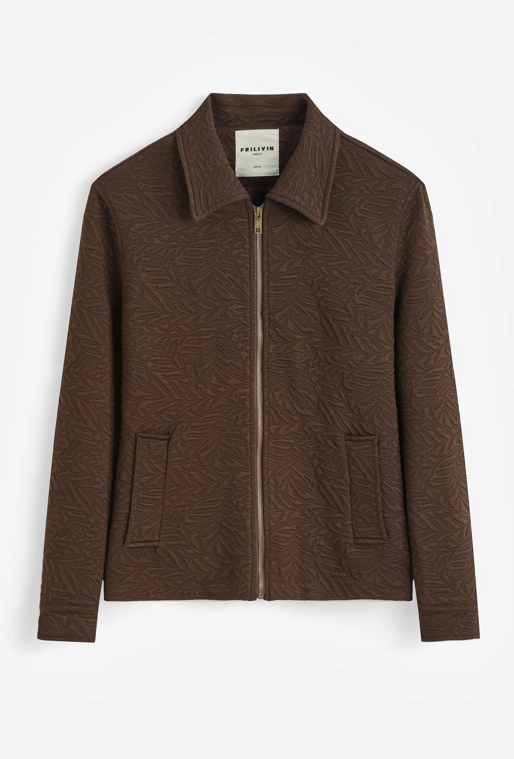 Veste à Motifs Homme à Zip col chemise bonhomme