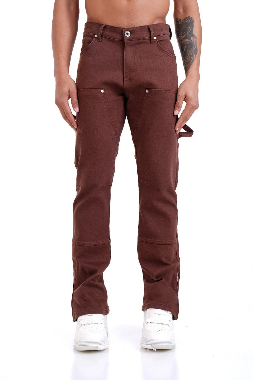 Jeans Carpenteur Bordeau Homme Coupe Flare bonhomme