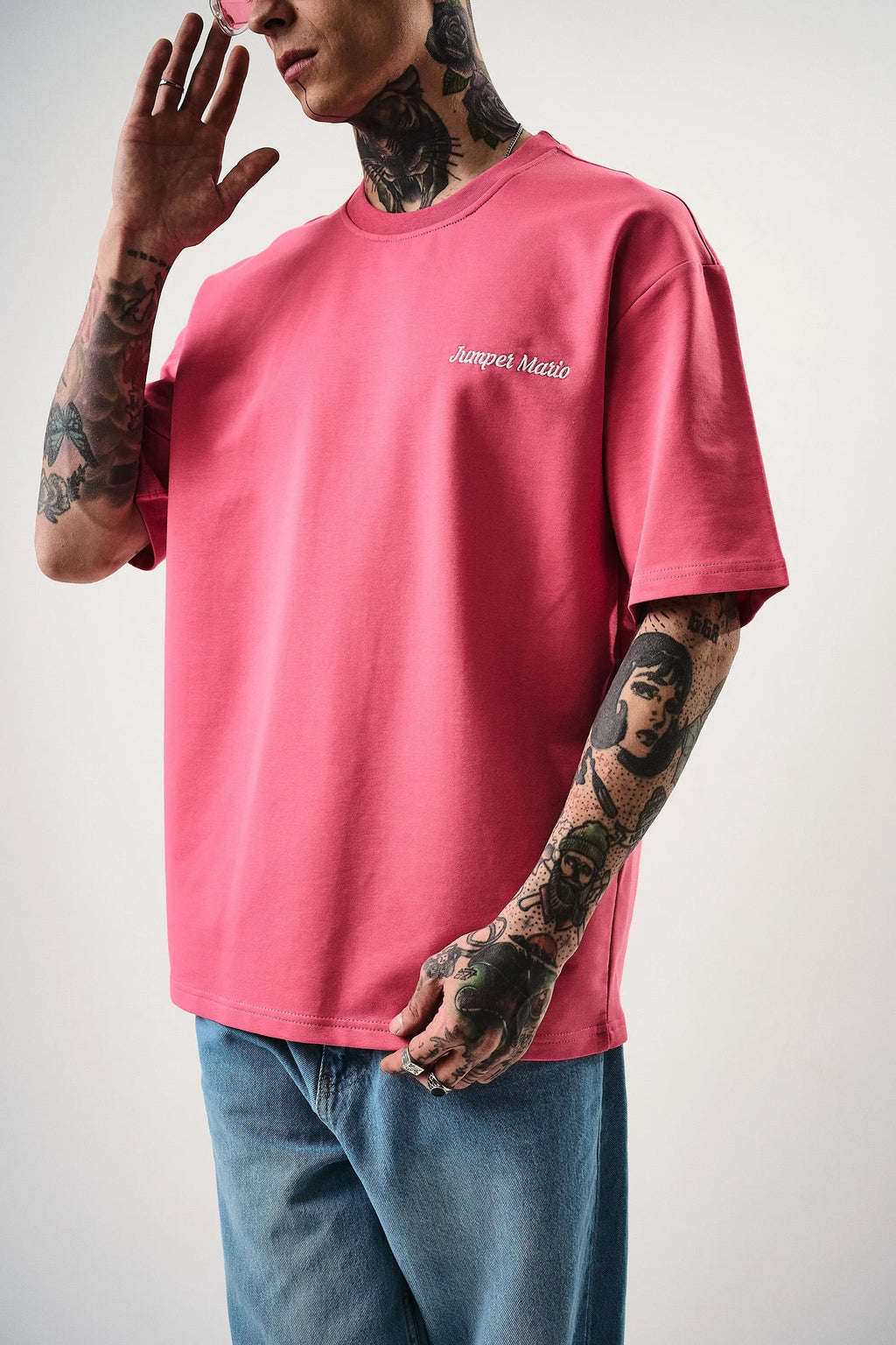 Tee Shirt Jumper Mario Fuchia bonhomme