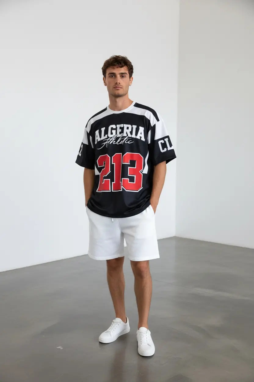 T-shirt Homme Néoprene Algeria Athletic 213 – édition sport street bonhomme
