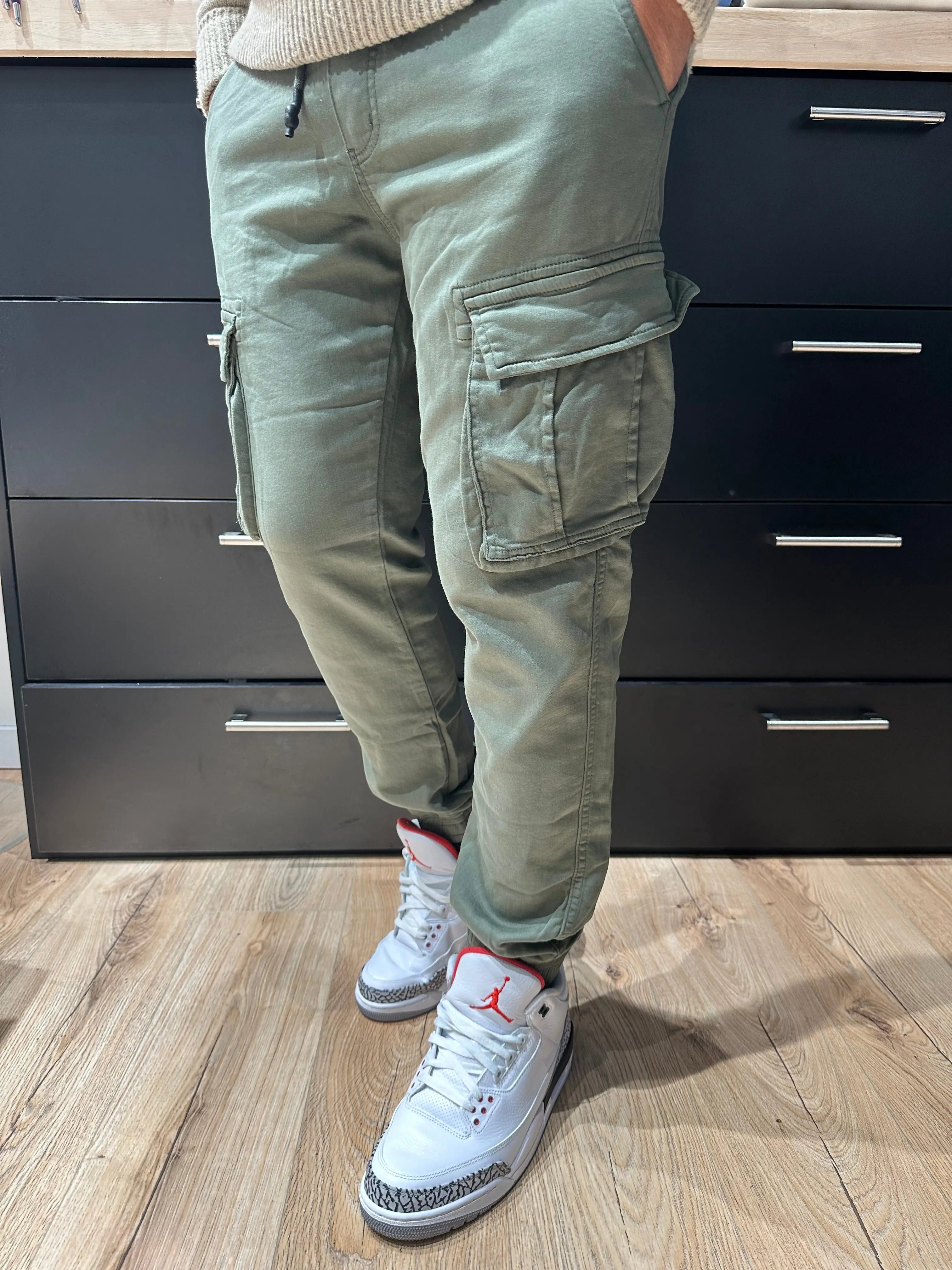 Pantalon Cargo Jogger Kaki bonhomme