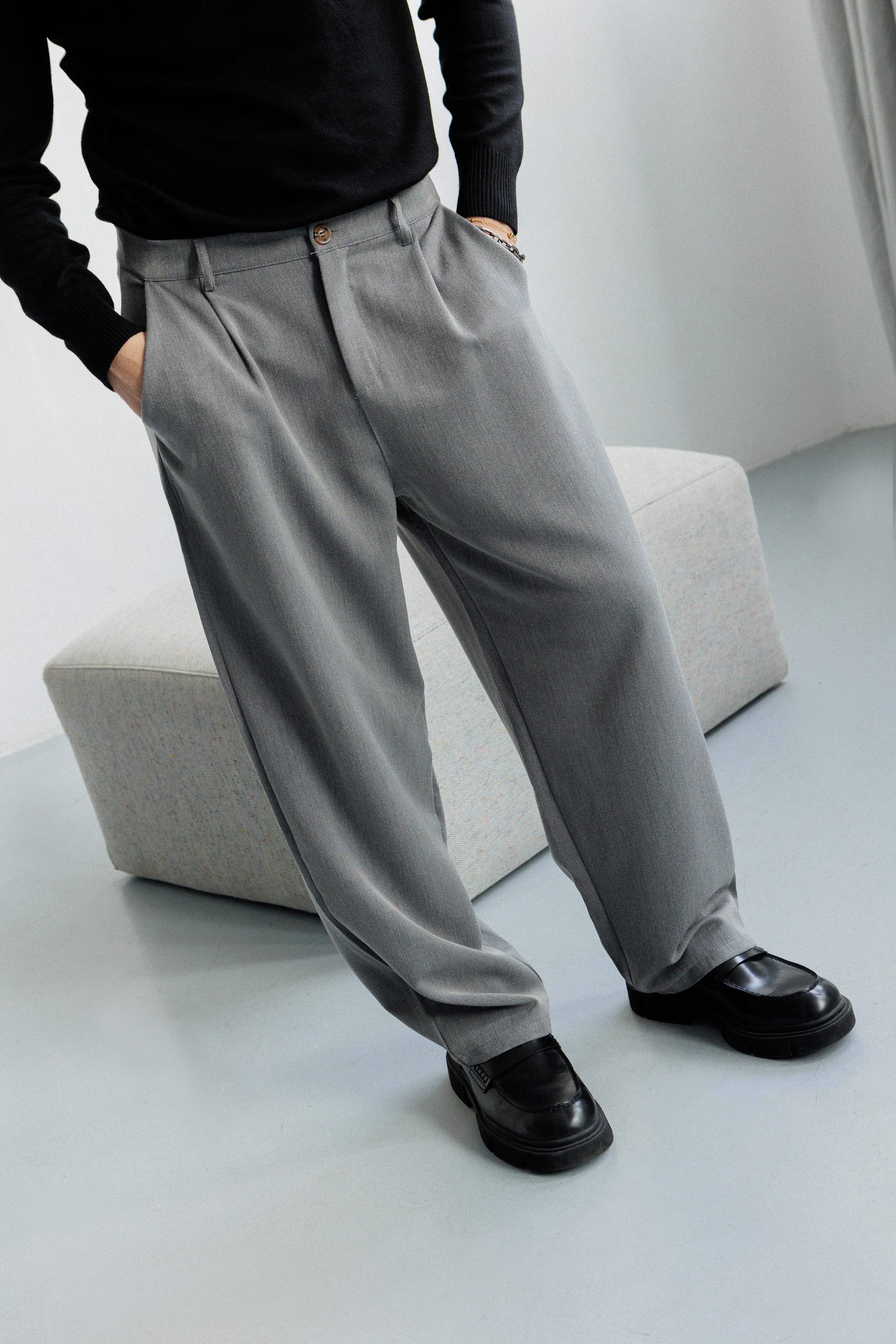 Pantalon Homme Coupe Large BAJET à Pinces