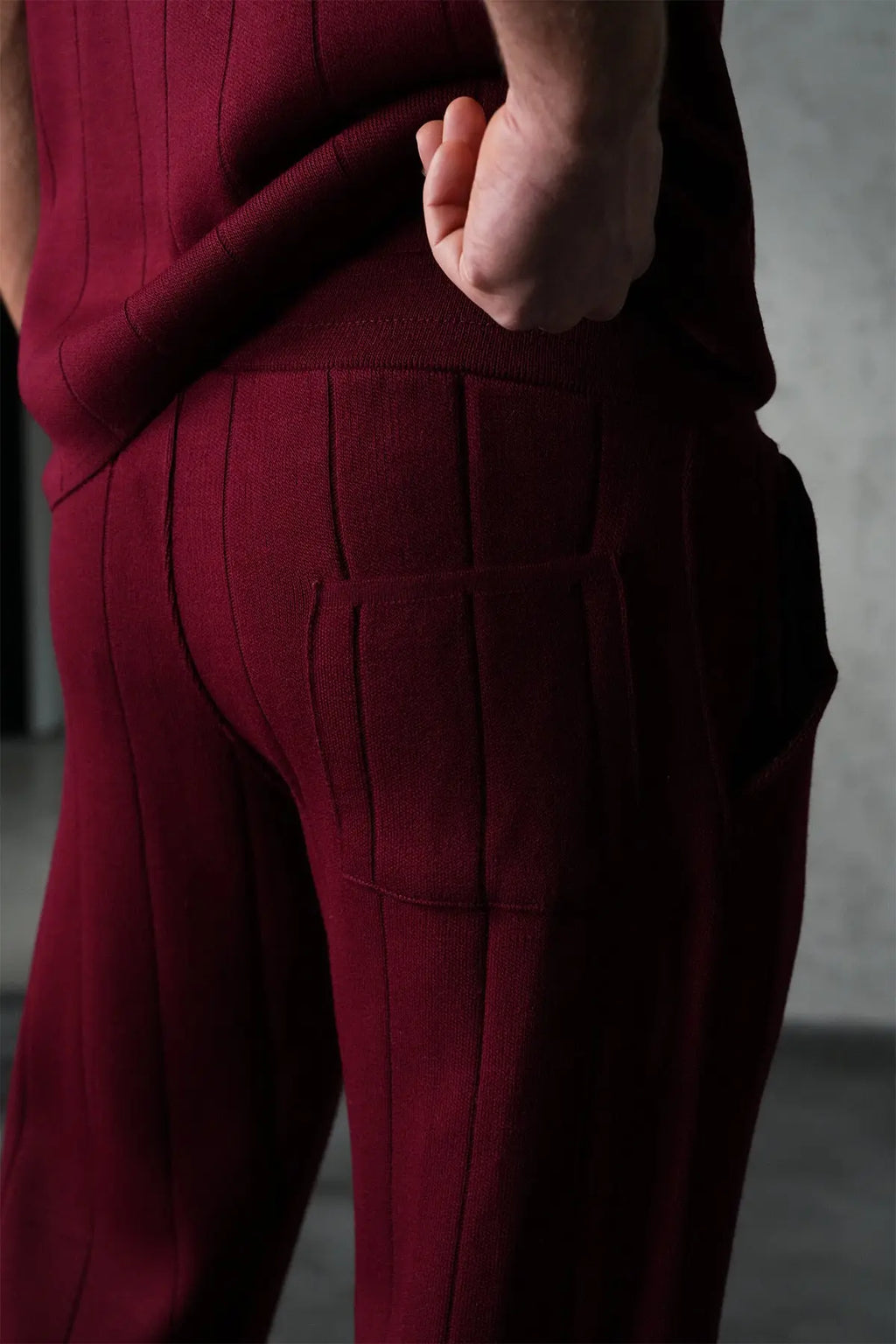 Ensemble Homme Premium Texture Verticale – Coupe Moderne & Confort Absolu bonhomme