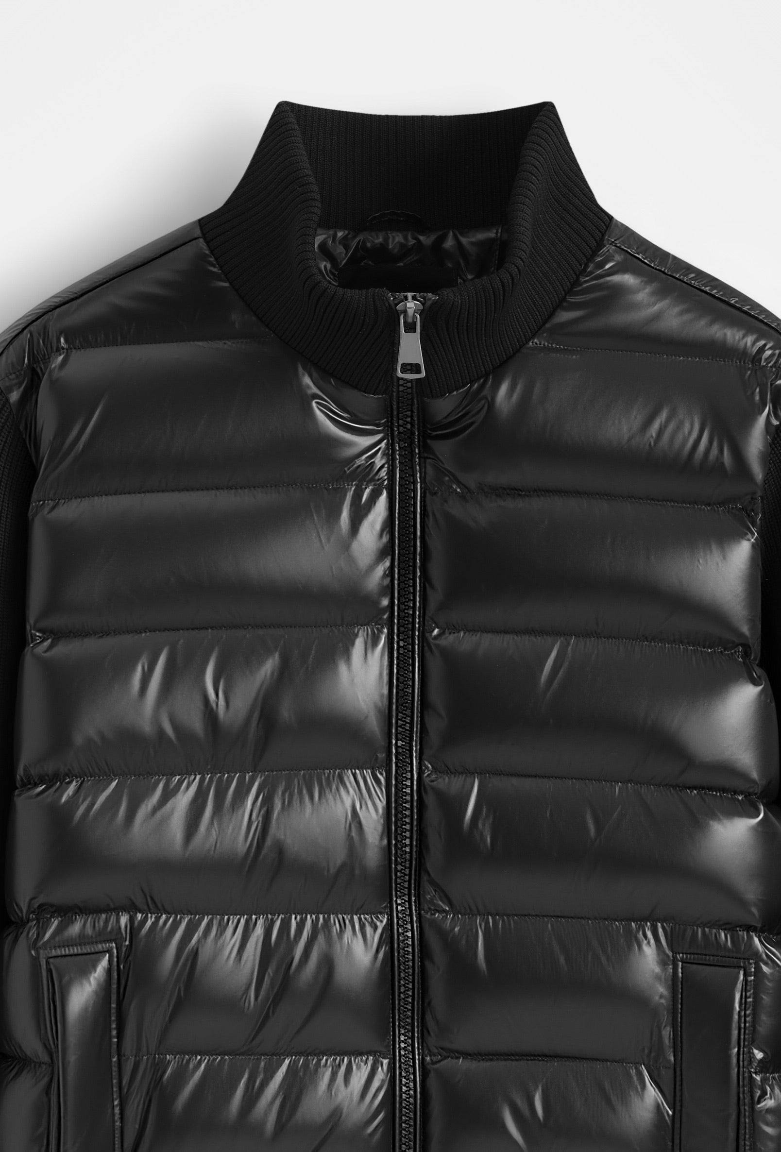 Veste Bi-Matière Homme Brillante