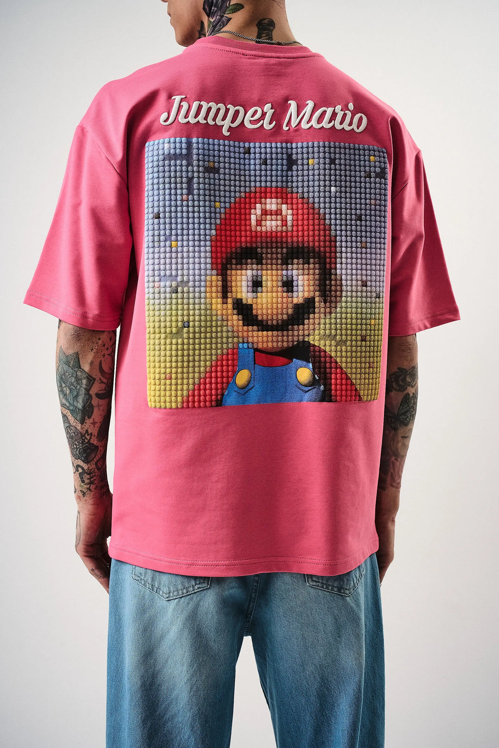 Tee Shirt Jumper Mario Fuchia bonhomme