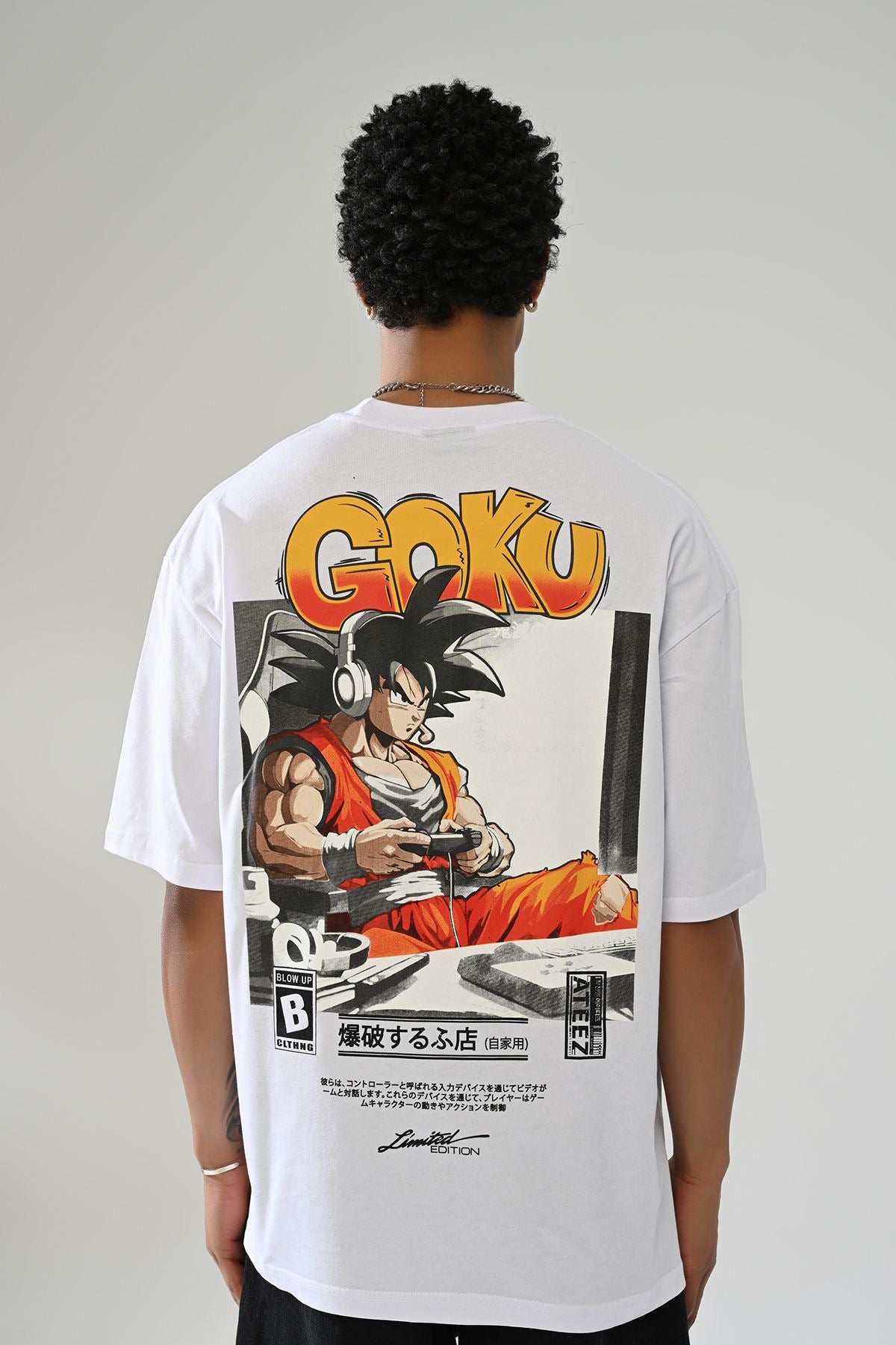 Tee Shirt Goku Blanc
