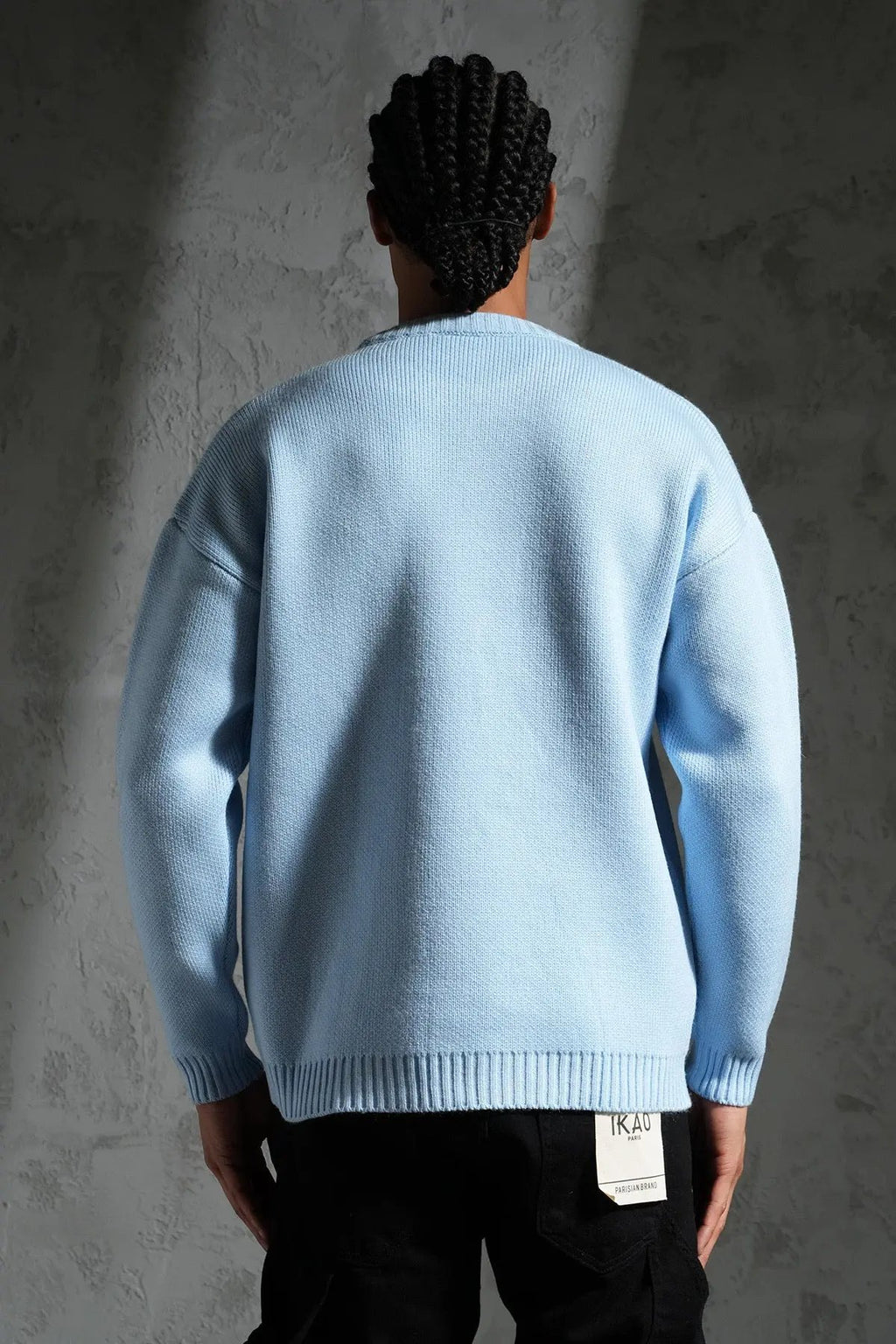 Pull Ikao Lettre C Style Universitaire bonhomme