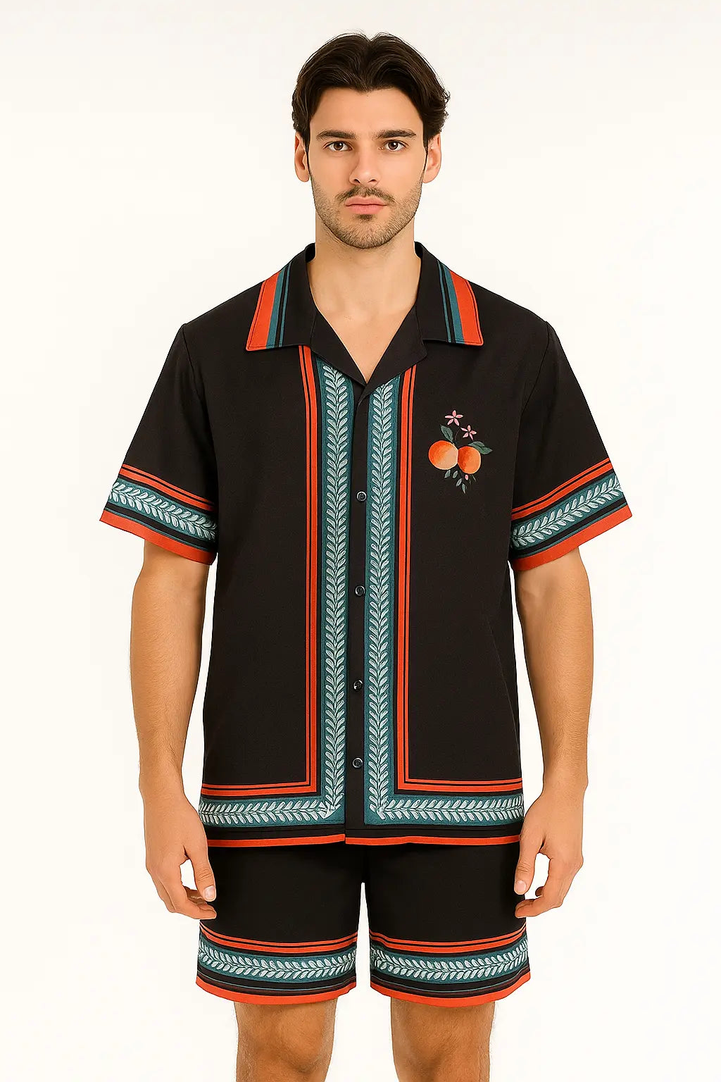 Ensemble Chemise et Short Dolce Vita Noir bonhomme