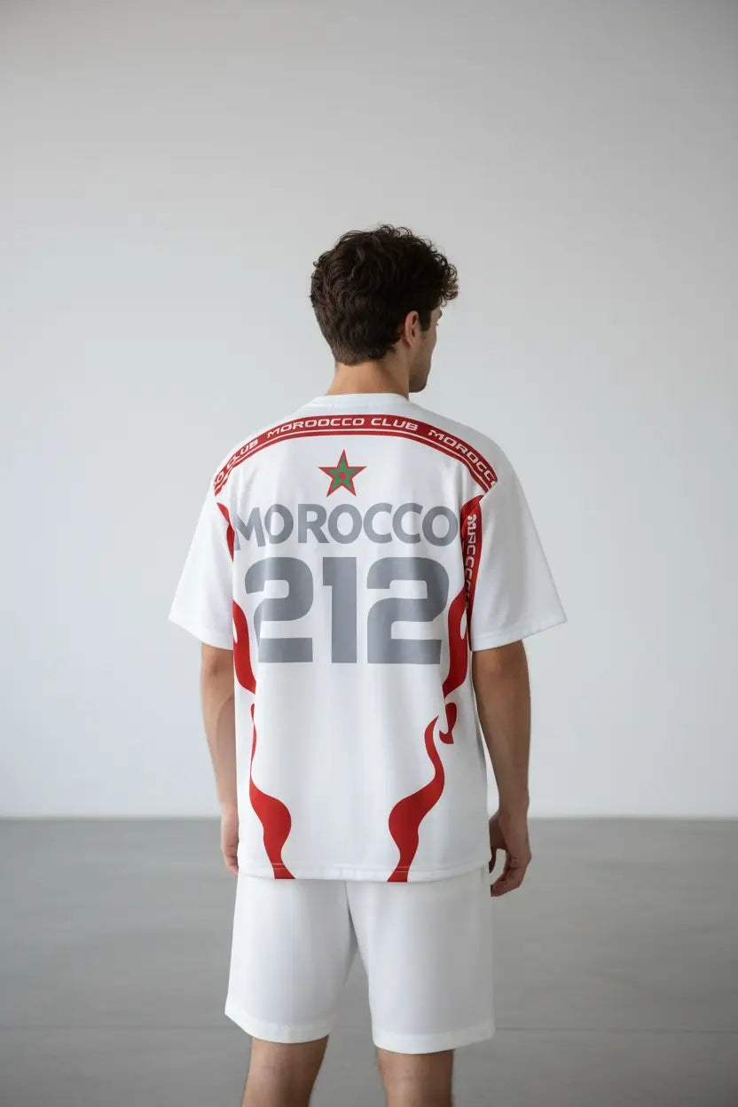T-shirt Foot Morocco 212 – édition sport street bonhomme