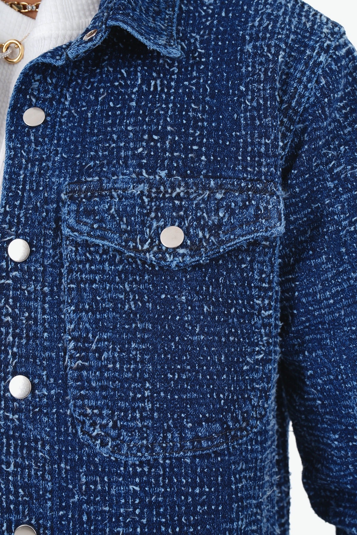 Ensemble veste et pantalon Jeans Bleu Foncé