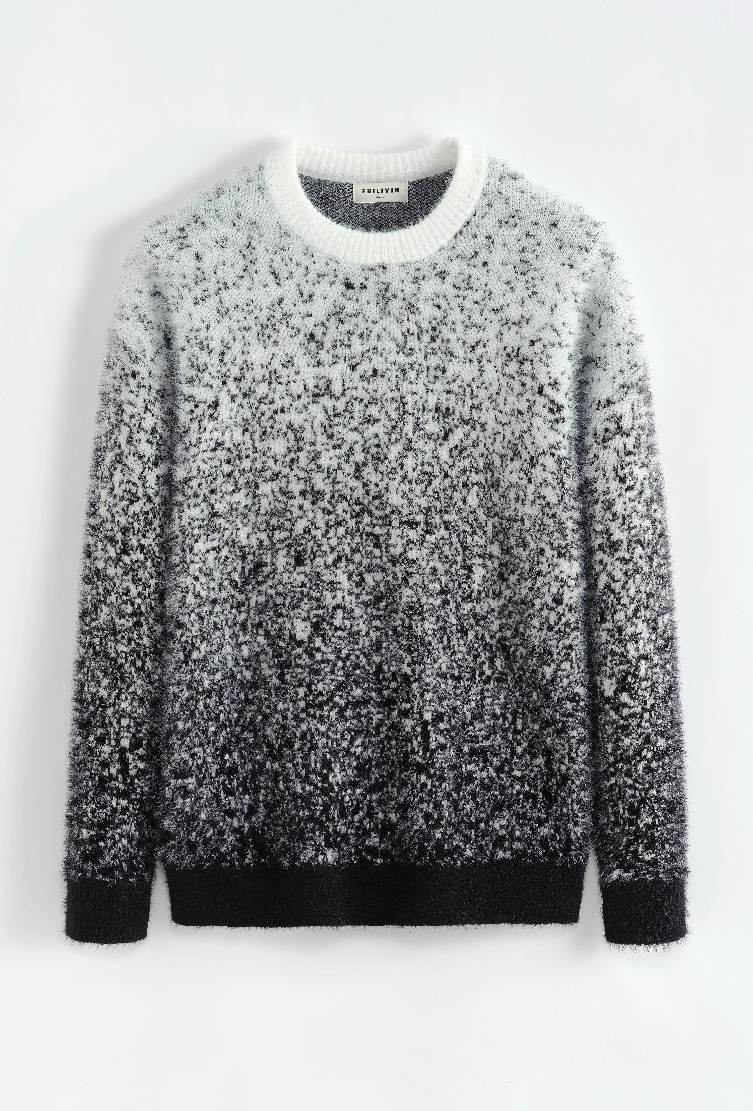 Pull dégradé Frilivin – Coupe droite bonhomme