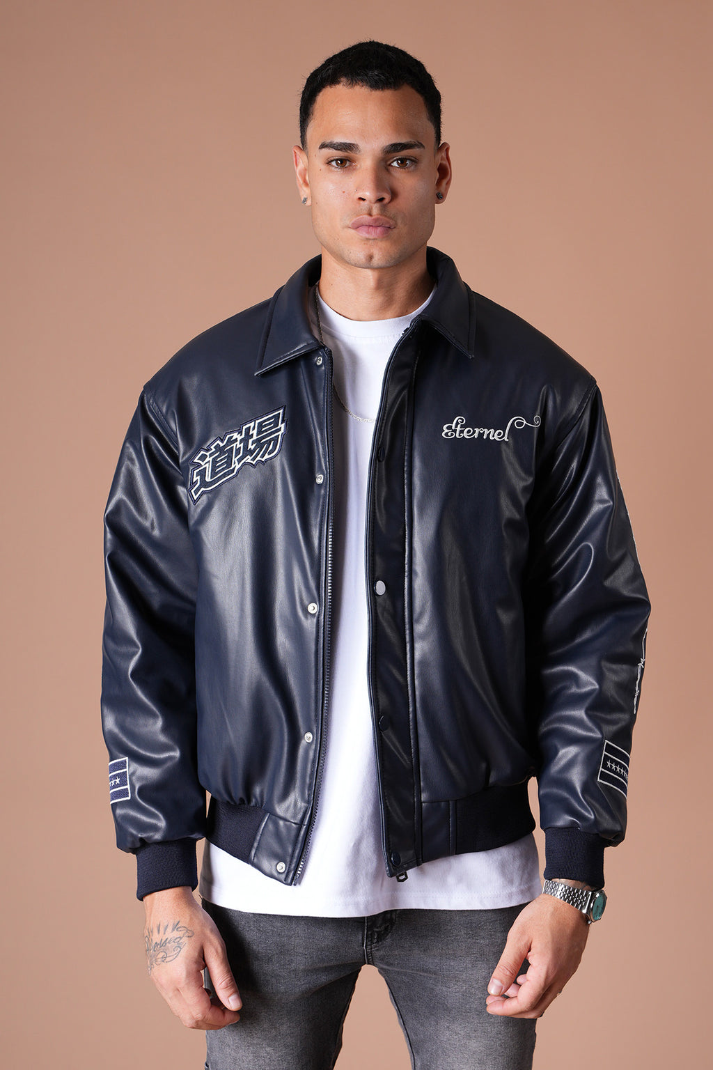 Blouson Teddy Homme Atelier Éternel Similicuir