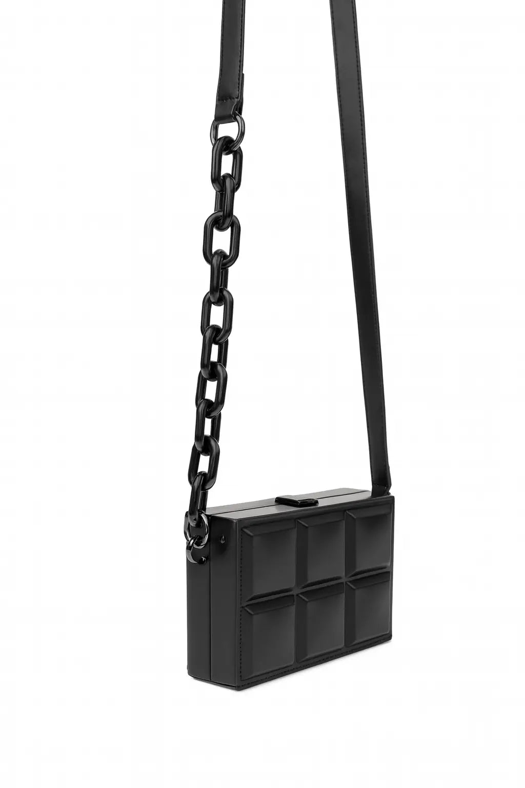Sachoche Noir Simili Cuir bonhomme