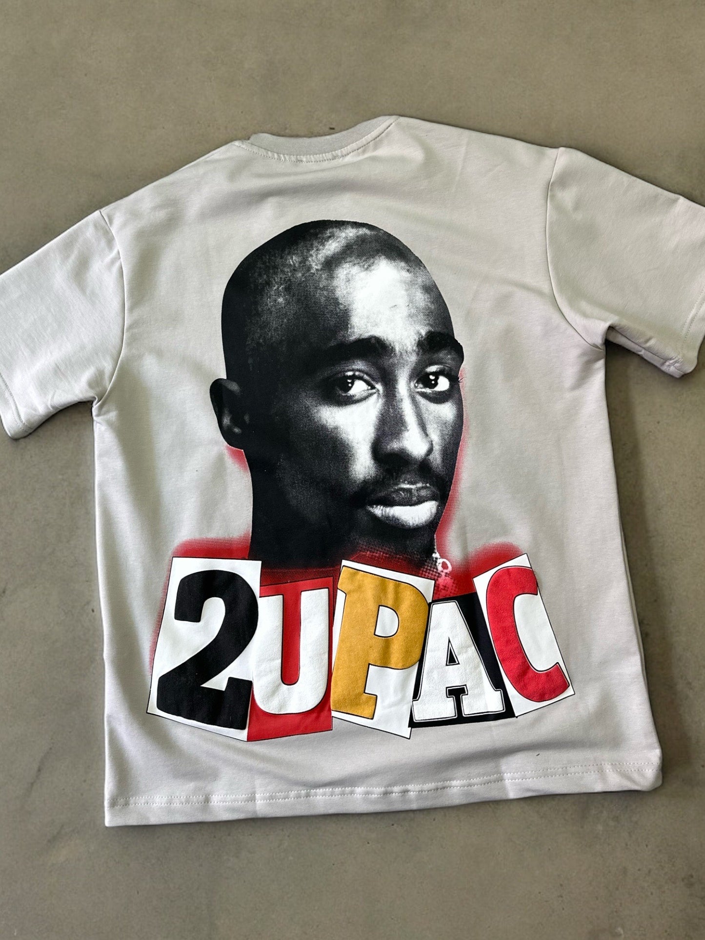 Tee Shirt 2 Pac Gris