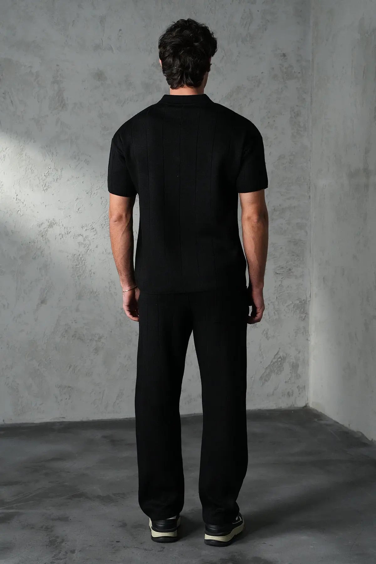 Ensemble Homme Premium Texture Verticale – Coupe Moderne & Confort Absolu bonhomme